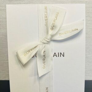 Guerlain White Box with Gold Ribbon